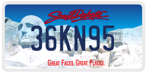 36KN95  license plate in SD