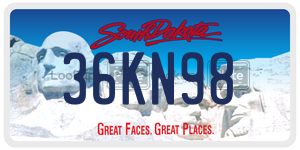 36KN98  license plate in SD