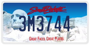 3M3744  license plate in SD