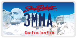 3MMA  license plate in SD