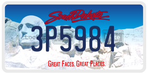 3P5984  license plate in SD