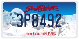 3P8492  license plate in SD