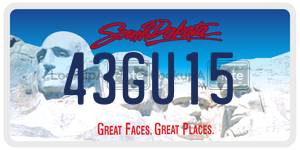 43GU15  license plate in SD