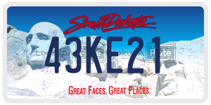 43KE21  license plate in SD