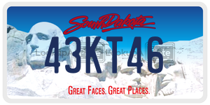 43KT46  license plate in SD