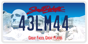 43LM44  license plate in SD
