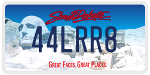 44LRR8  license plate in SD