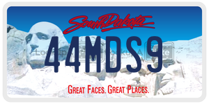 44MDS9  license plate in SD