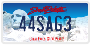 44SAG3  license plate in SD