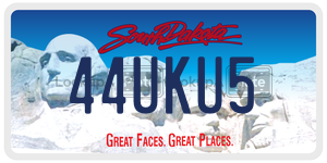 44UKU5  license plate in SD