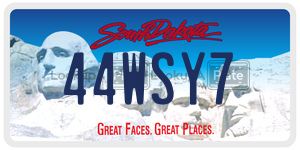 44WSY7  license plate in SD