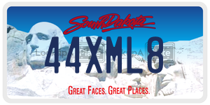 44XML8  license plate in SD