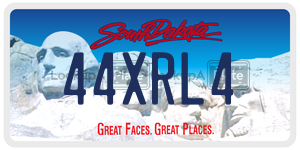 44XRL4  license plate in SD