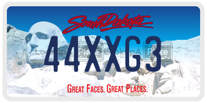 44XXG3  license plate in SD