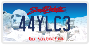 44YLC3  license plate in SD