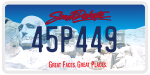 45P449  license plate in SD