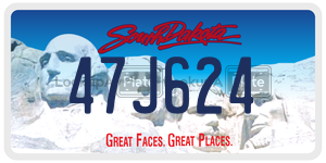 47J624  license plate in SD