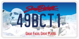 49BCT1  license plate in SD
