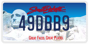 49DBB9  license plate in SD
