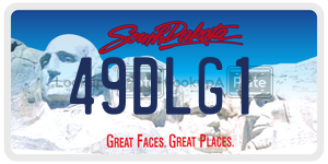 49DLG1  license plate in SD