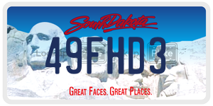 49FHD3  license plate in SD