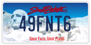 49FNT6  license plate in SD