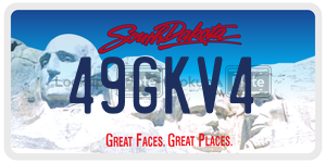49GKV4  license plate in SD
