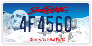 4F4560  license plate in SD