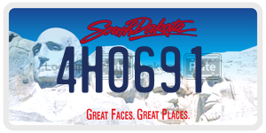 4H0691  license plate in SD