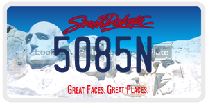 5085N  license plate in SD