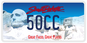 50CC  license plate in SD