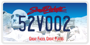 52V002  license plate in SD