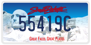 55419C  license plate in SD