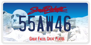 55AW46  license plate in SD