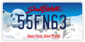 55FN63  license plate in SD