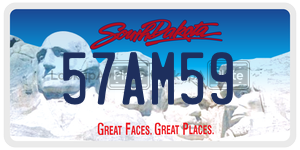 57AM59  license plate in SD