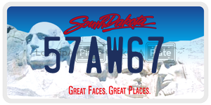 57AW67  license plate in SD