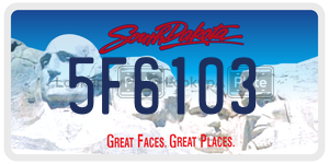 5F6103  license plate in SD