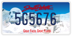 5G5676  license plate in SD
