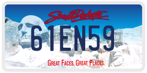 61EN59  license plate in SD