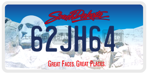 62JH64  license plate in SD