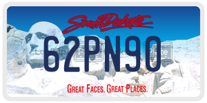 62PN90  license plate in SD