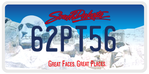 62PT56  license plate in SD