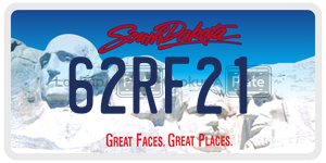 62RF21  license plate in SD