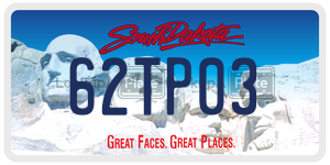 62TP03  license plate in SD