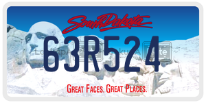 63R524  license plate in SD