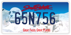 65N756  license plate in SD