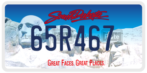 65R467  license plate in SD