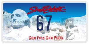 67  license plate in SD