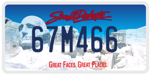 67M466  license plate in SD
